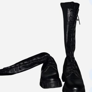 Call It Spring Black Combat Boots